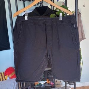 Black Hollister 9” Jogger Shorts